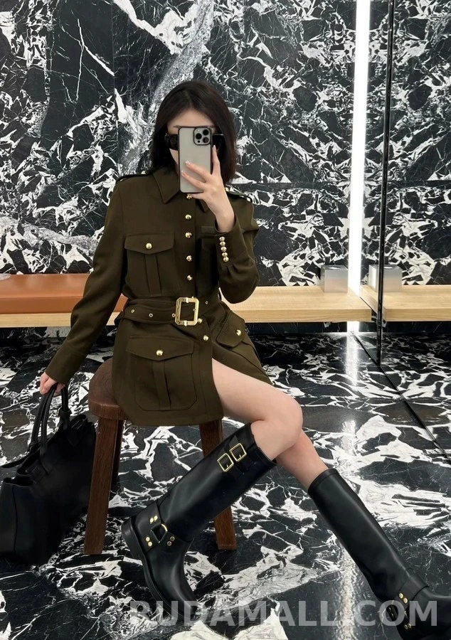 셀린느 셀린느 하네스 바이커 하이 부츠 상세 이미지