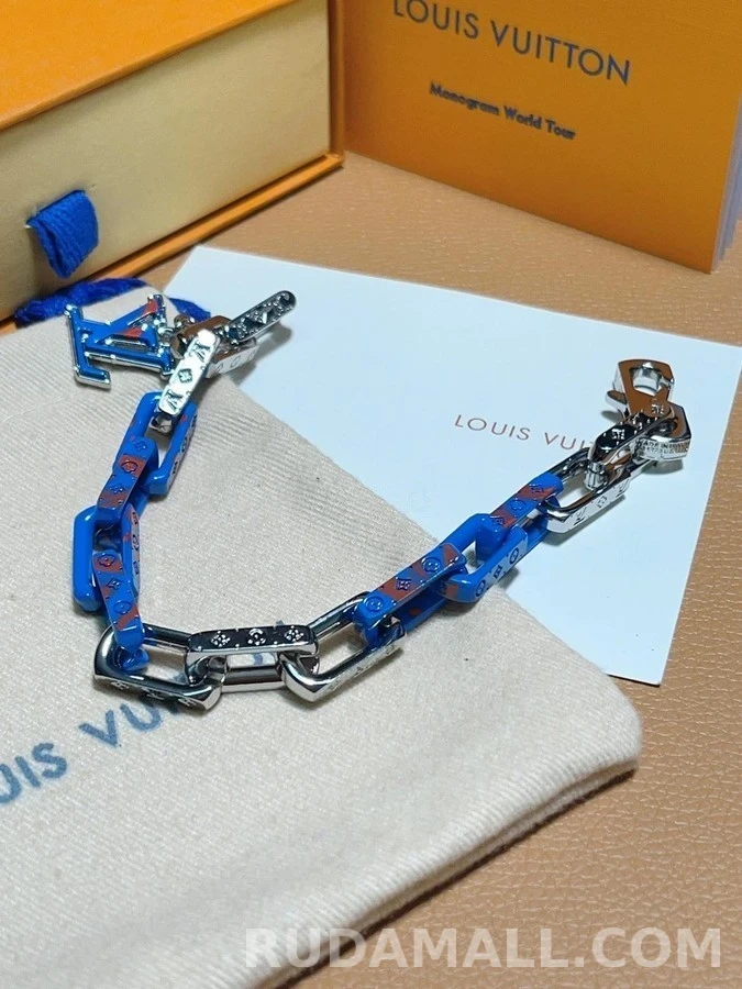 루이비통 루이비통 모노그램 체인 팔찌 상세 이미지