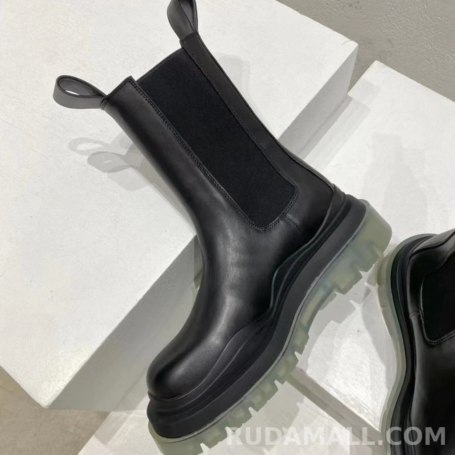 보테가베네타 보테가 베네타 타이어 첼시 부츠 트렌스퍼렌트 상세 이미지