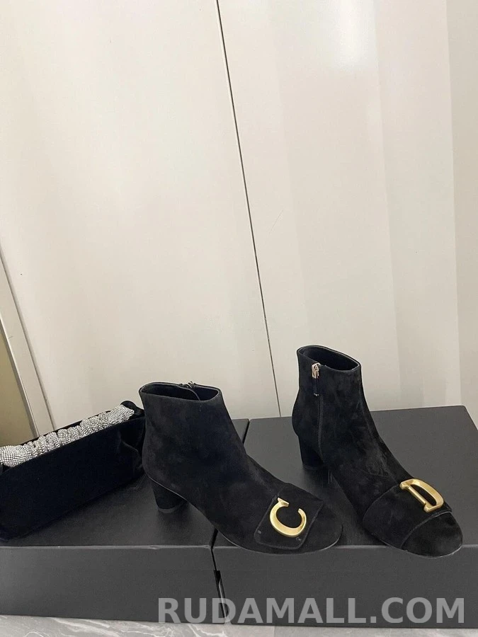 디올 디올 C'EST DIOR 스웨이드 힐 앵클부츠 상세 이미지