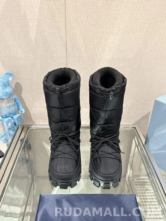프라다 프라다 나일론 개버딘 아프레 스키 롱부츠 상세 이미지