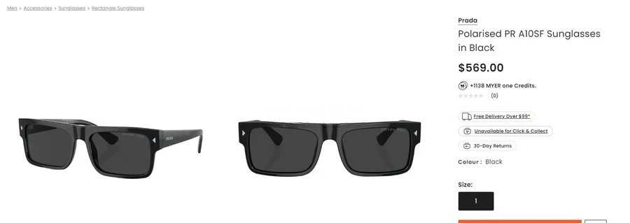 프라다 프라다 Polarised PR 선글라스 상세 이미지