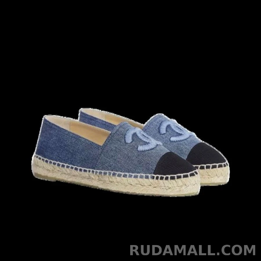 샤넬 샤넬 CC Espadrille 데님 상세 이미지