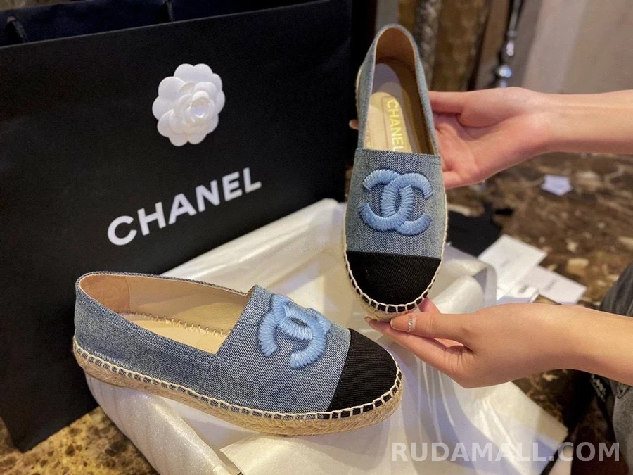 샤넬 샤넬 CC Espadrille 데님 상세 이미지