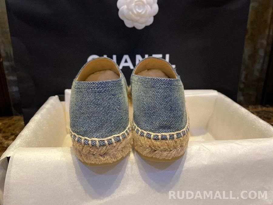 샤넬 샤넬 CC Espadrille 데님 상세 이미지