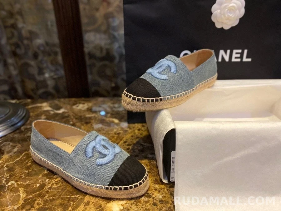 샤넬 샤넬 CC Espadrille 데님 상세 이미지