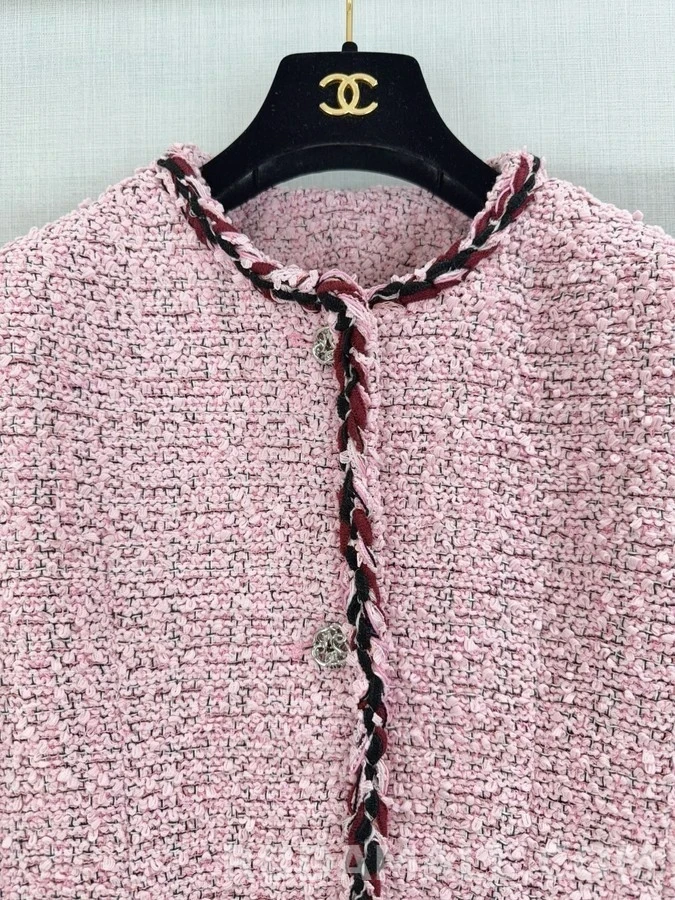 샤넬 샤넬 배색 트위드 자켓 상세 이미지
