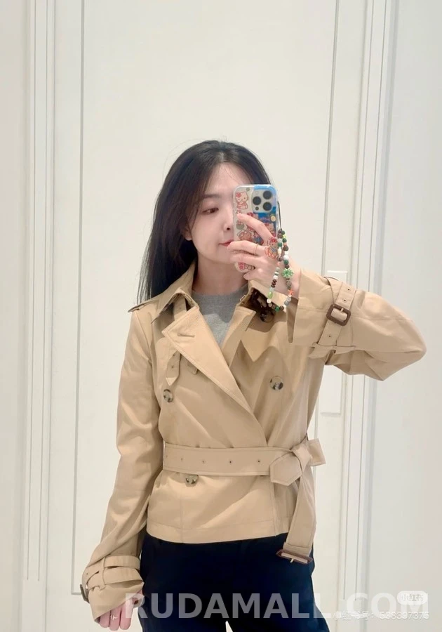 버버리 버버리 더블 브레스티드 숏 트렌치 자켓 상세 이미지