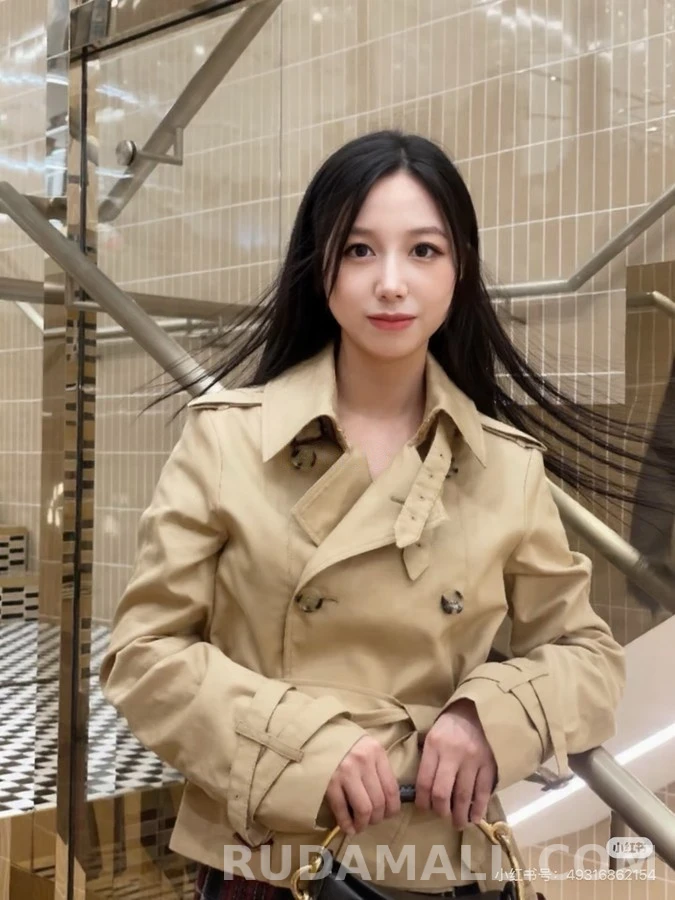 버버리 버버리 더블 브레스티드 숏 트렌치 자켓 상세 이미지