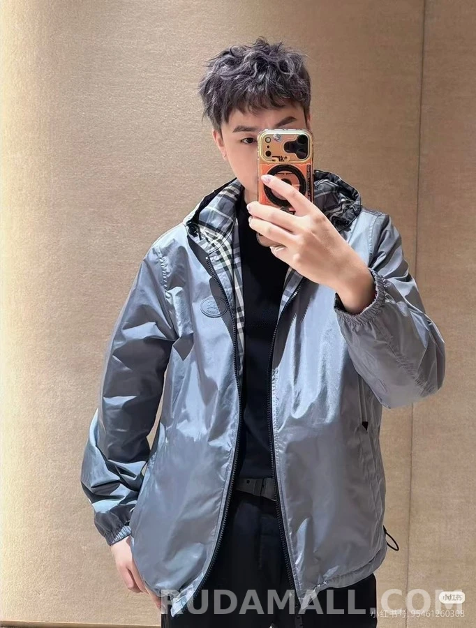 버버리 버버리 리버시블 플래드 후드 집업 상세 이미지