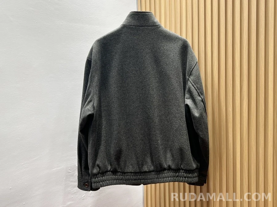 로로피아나 로로피아나 경량 울 스탠드넥 자켓 상세 이미지