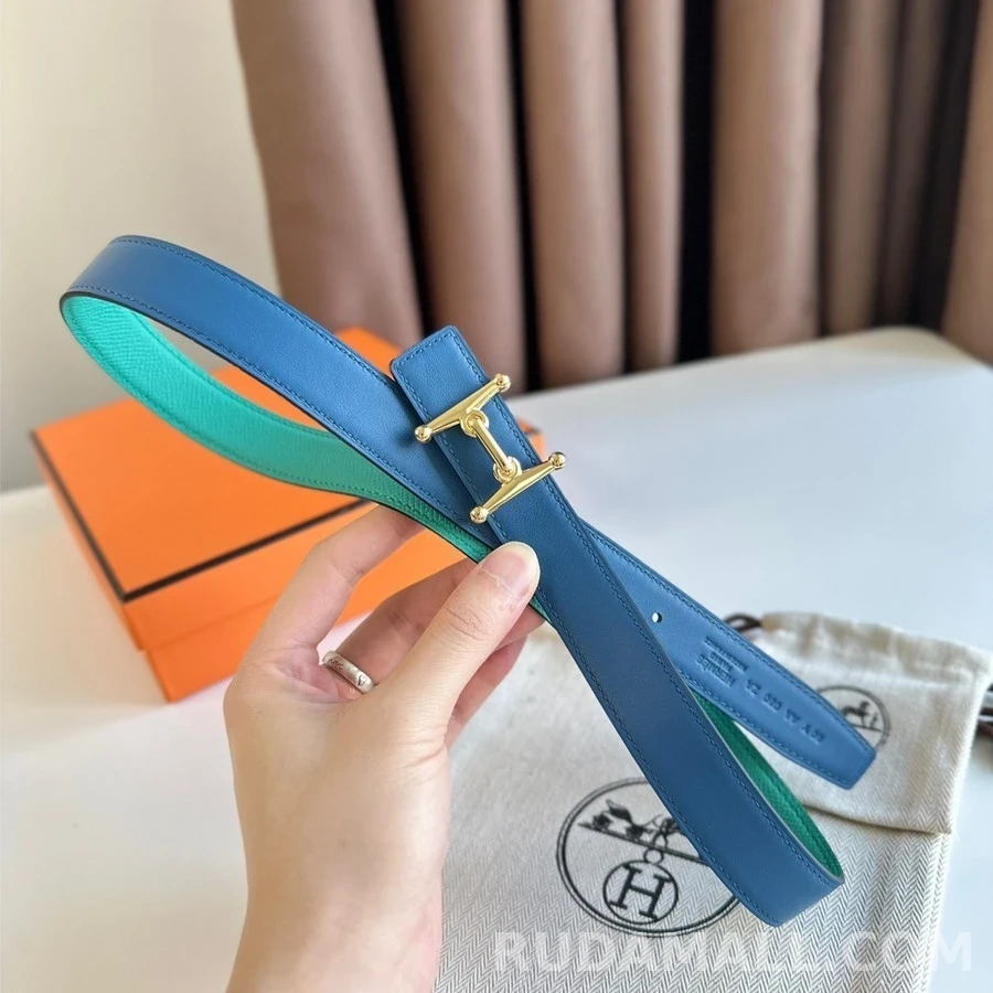 에르메스 에르메스 MORS H 리버서블 벨트 금장 24mm 상세 이미지