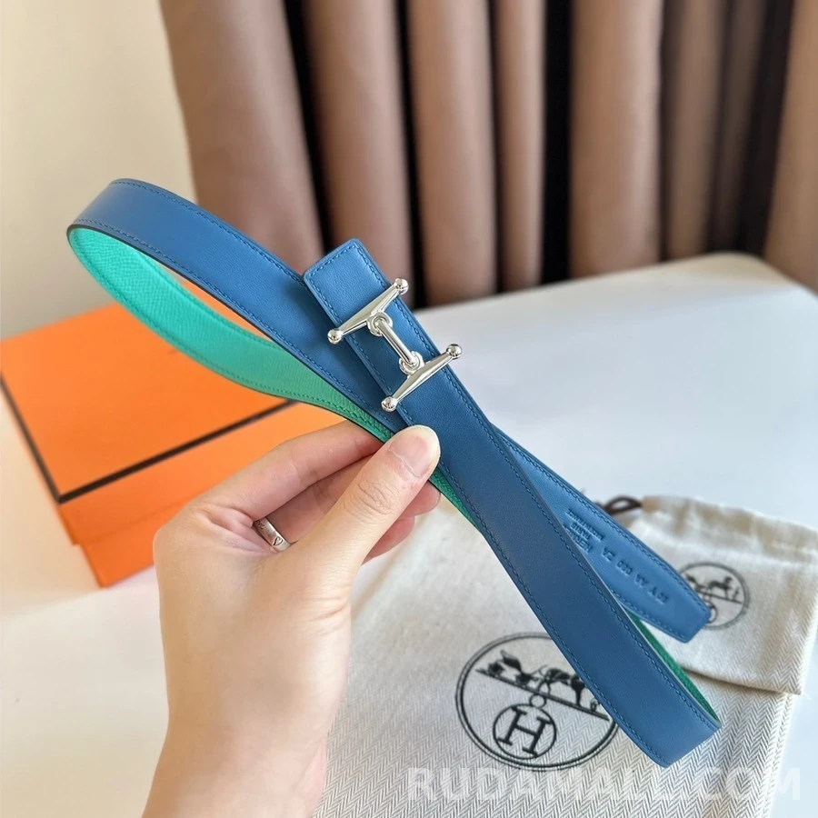 에르메스 에르메스 MORS H 리버서블 벨트 은장 24mm 상세 이미지