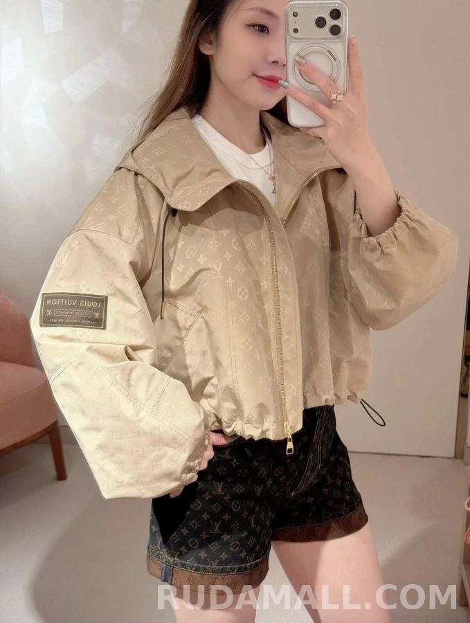 루이비통 루이비통 모노그램 자카드 후드 집업 상세 이미지