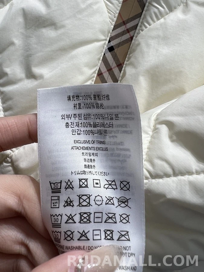 버버리 버버리 다이아몬드 퀼팅 코튼 베스트 상세 이미지