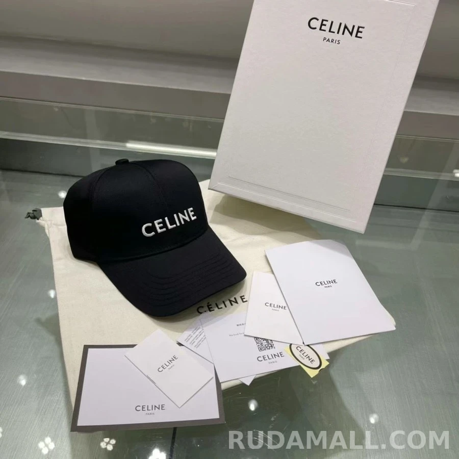 셀린느 셀린느 자수로고 베이스볼 캡 상세 이미지