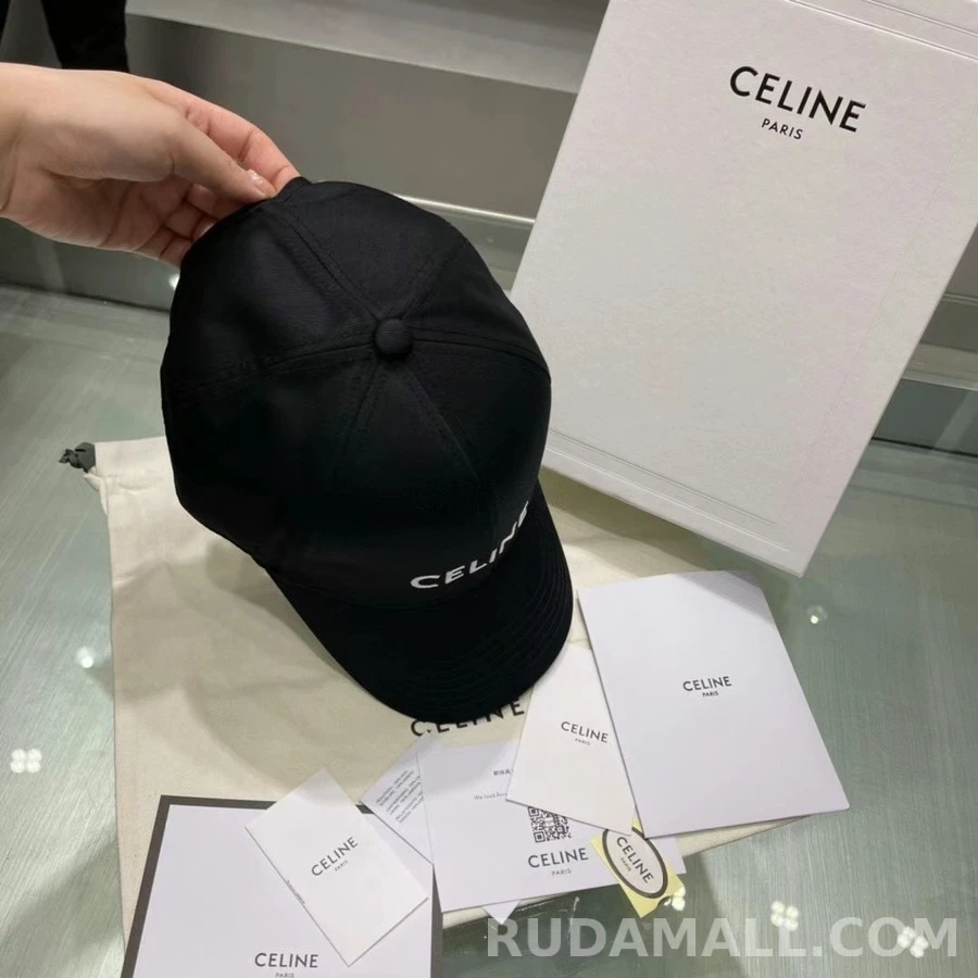 셀린느 셀린느 자수로고 베이스볼 캡 상세 이미지