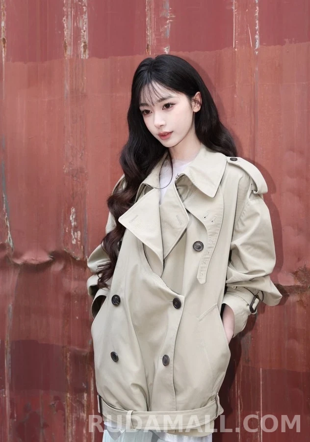 메종 마르지엘라 메종마르지엘라 더블 브레스트 벨트 자켓 상세 이미지