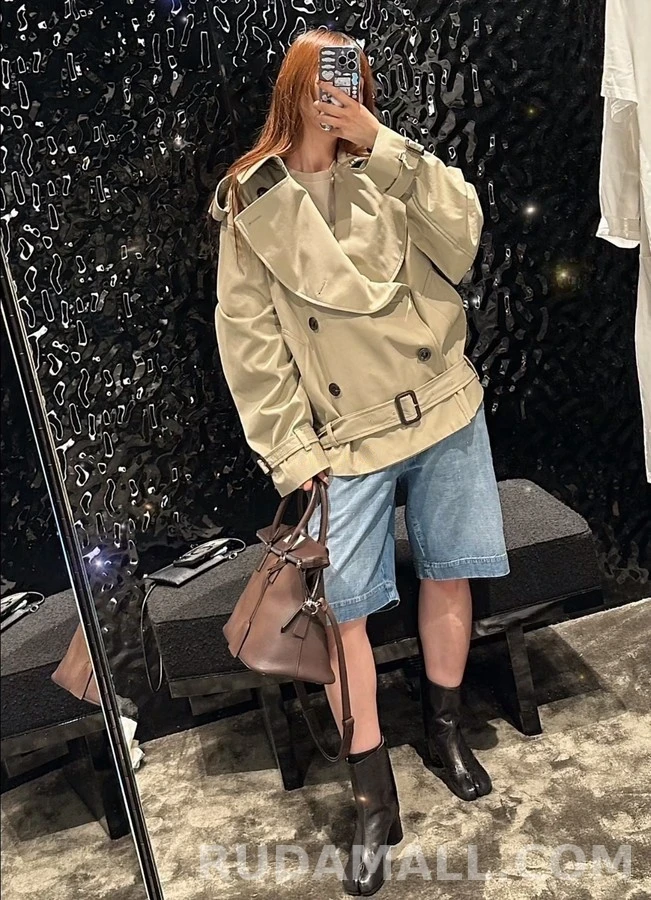 메종 마르지엘라 메종마르지엘라 더블 브레스트 벨트 자켓 상세 이미지
