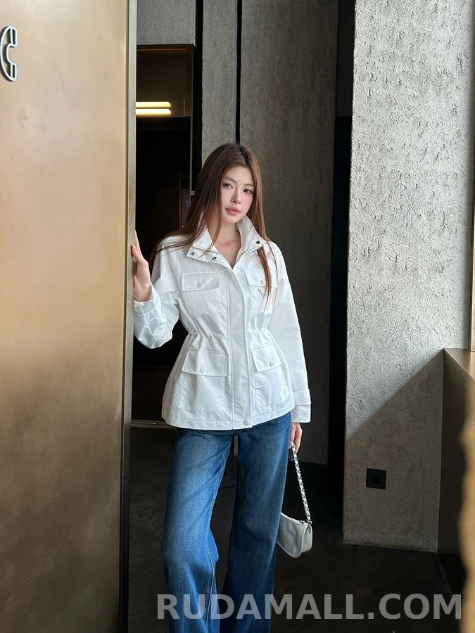 프라다 프라다 삼각 로고 멀티 포켓 자켓 상세 이미지