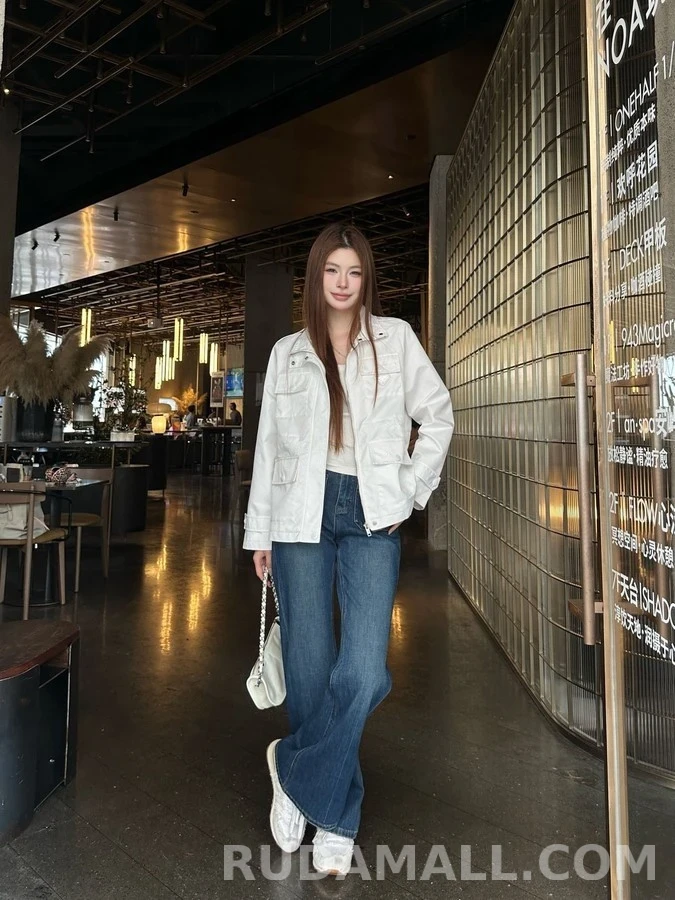 프라다 프라다 삼각 로고 멀티 포켓 자켓 상세 이미지