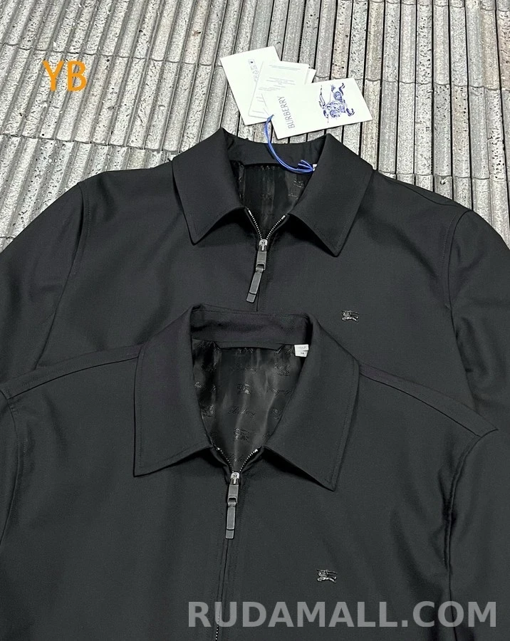 버버리 버버리 로고 자수 집업 자켓 상세 이미지