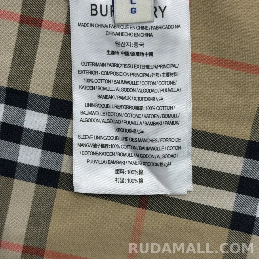 버버리 버버리 체크 해링턴 자켓 상세 이미지