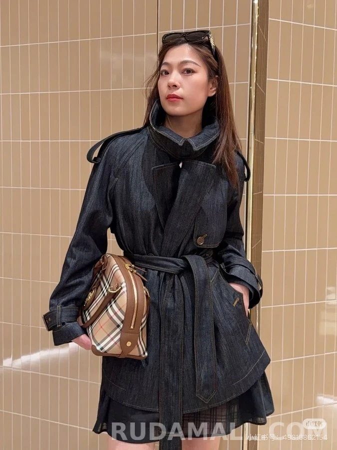 버버리 버버리 데님 트렌치 자켓 상세 이미지