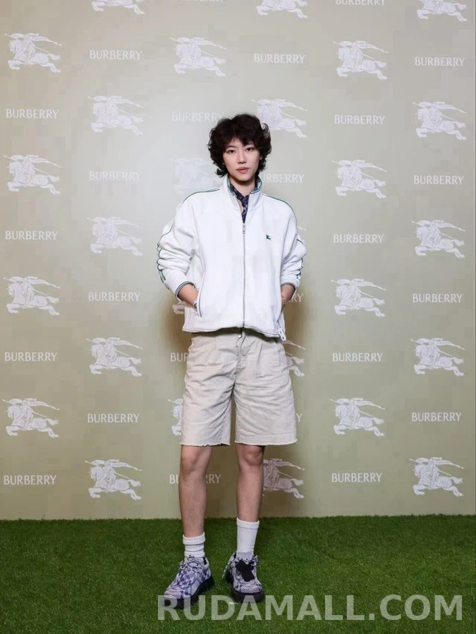 버버리 버버리 배색 트랙 자켓 상세 이미지