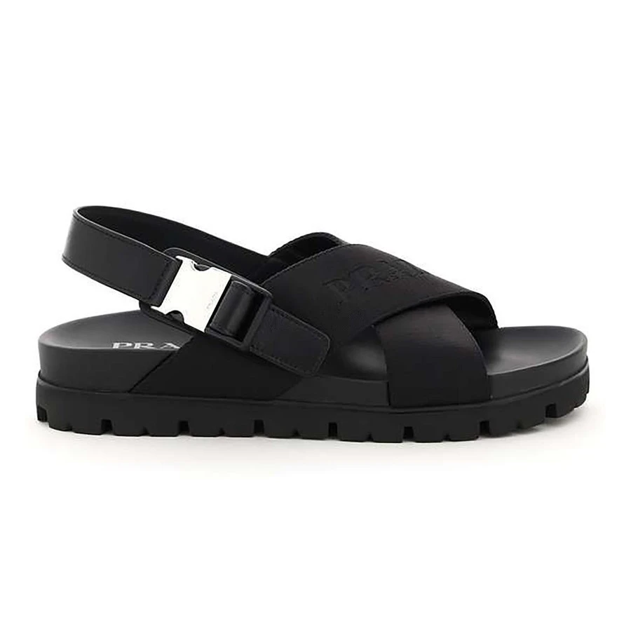 프라다 프라다 크로스 버클 스트랩 샌들 상세 이미지