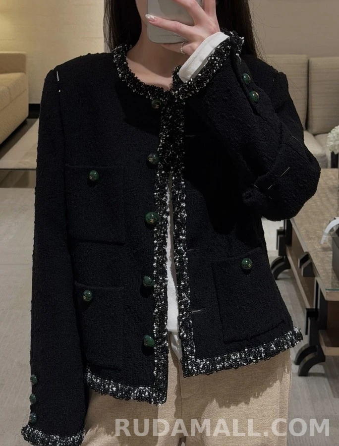 샤넬 샤넬 롤링 트위드 재킷 상세 이미지