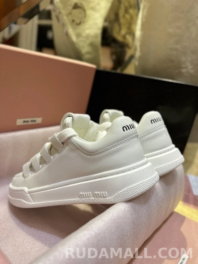 미우미우 미우미우 레이스 클로저 스니커즈 상세 이미지