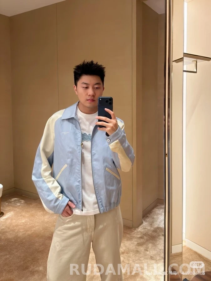 루이비통 루이비통 컬러블록 카라 자켓 상세 이미지