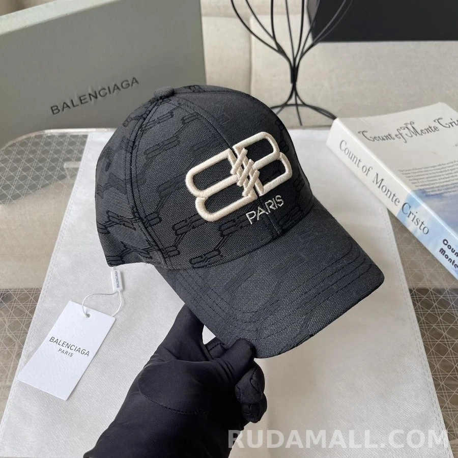 발렌시아가 발렌시아가 BB 모노그램 베이스볼 캡 상세 이미지