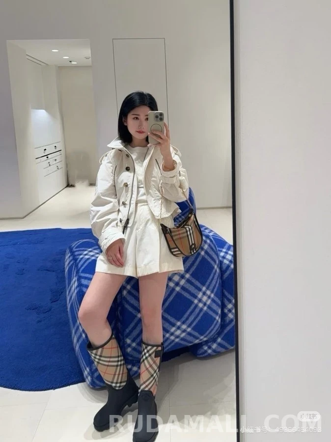 버버리 버버리 체크 포켓 드로스트링 자켓 상세 이미지