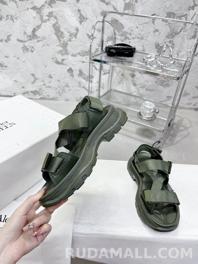 알렉산더 맥퀸 알렉산더 맥퀸 웹 스트랩 트레드 샌들 상세 이미지