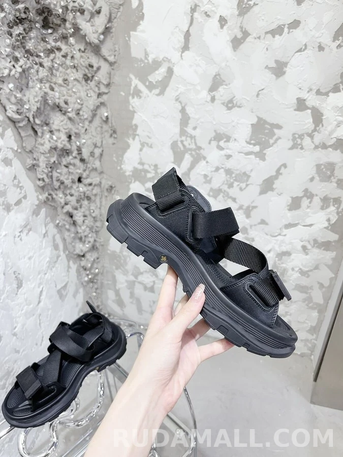 알렉산더 맥퀸 알렉산더 맥퀸 웹 스트랩 트레드 샌들 상세 이미지