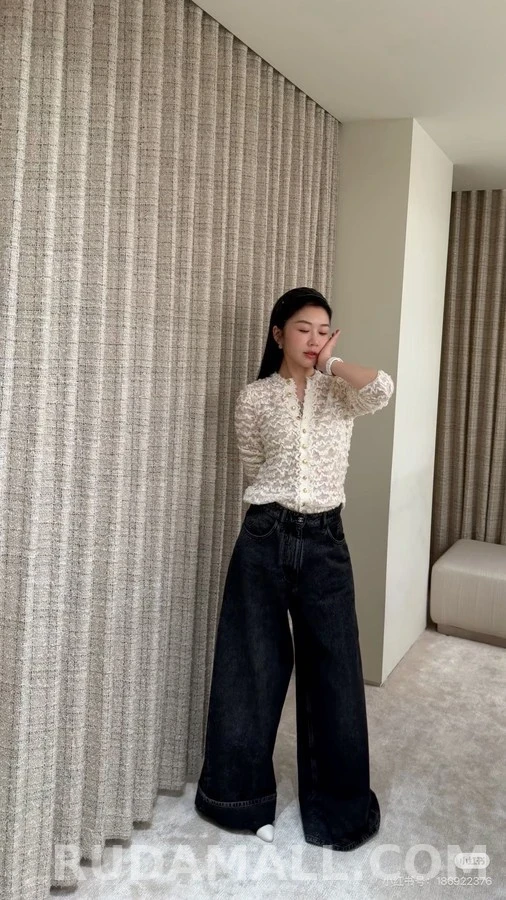 샤넬 샤넬 물결 니트 자켓 상세 이미지