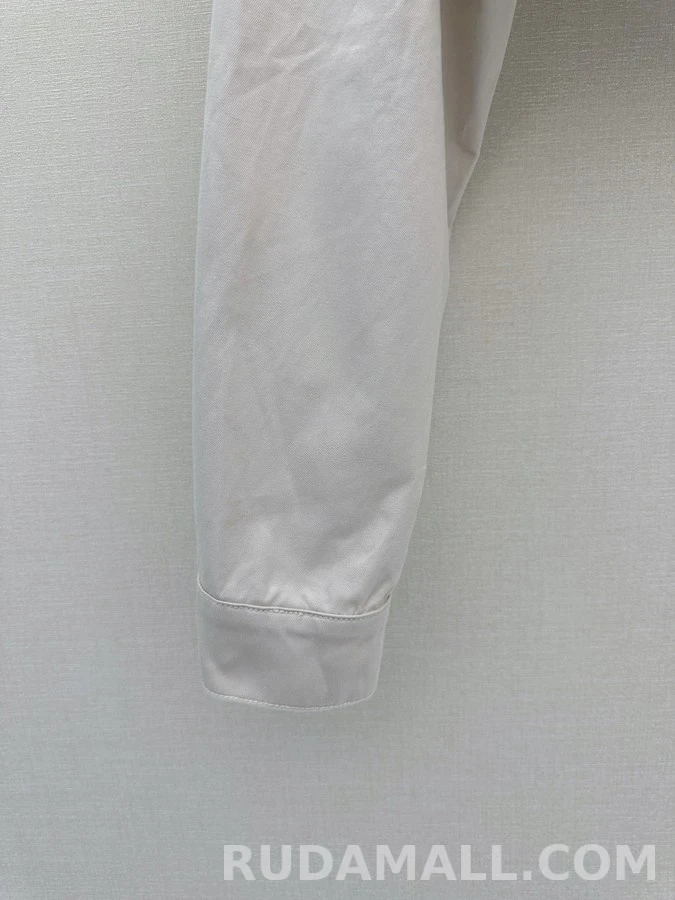미우미우 미우미우 로고 자수 크롭 데님 자켓 상세 이미지