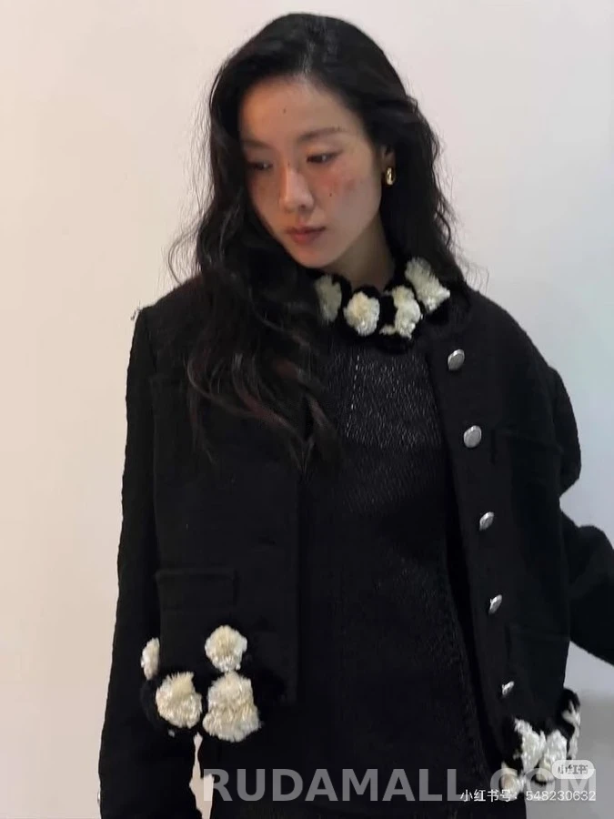 샤넬 샤넬 플라워 트위드 자켓 상세 이미지