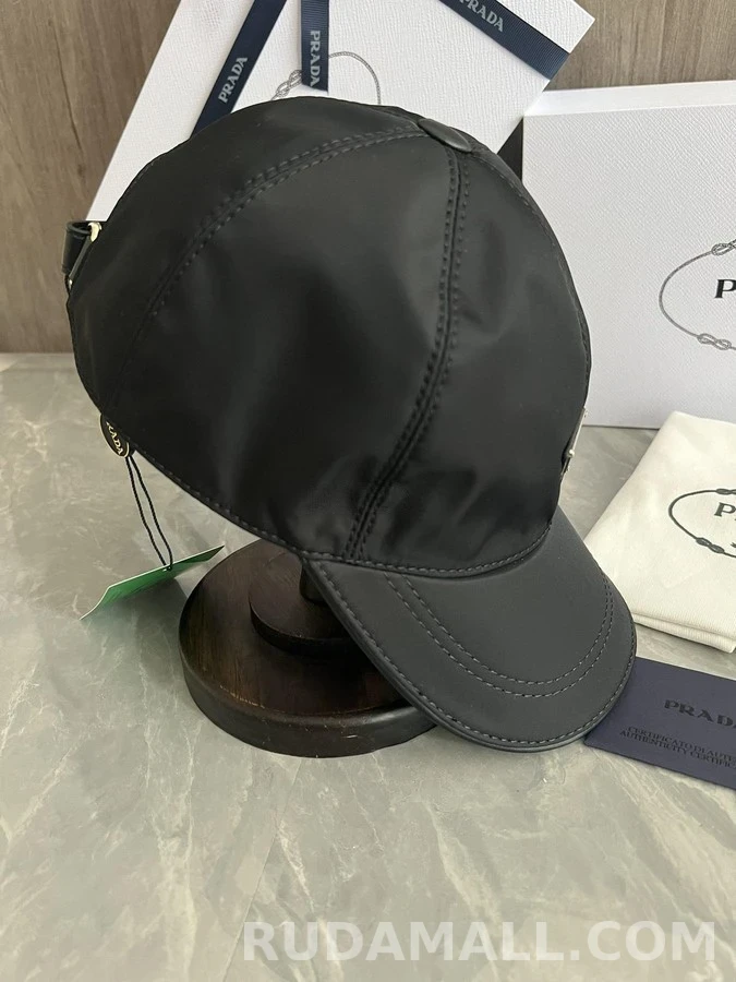 프라다 프라다 로고 플래그 베이스볼 캡 상세 이미지