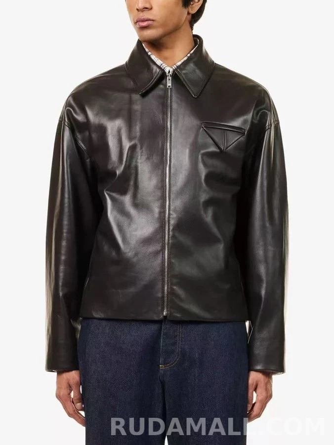 보테가베네타 보테가 베네타 트라이앵글 양가죽 자켓 상세 이미지