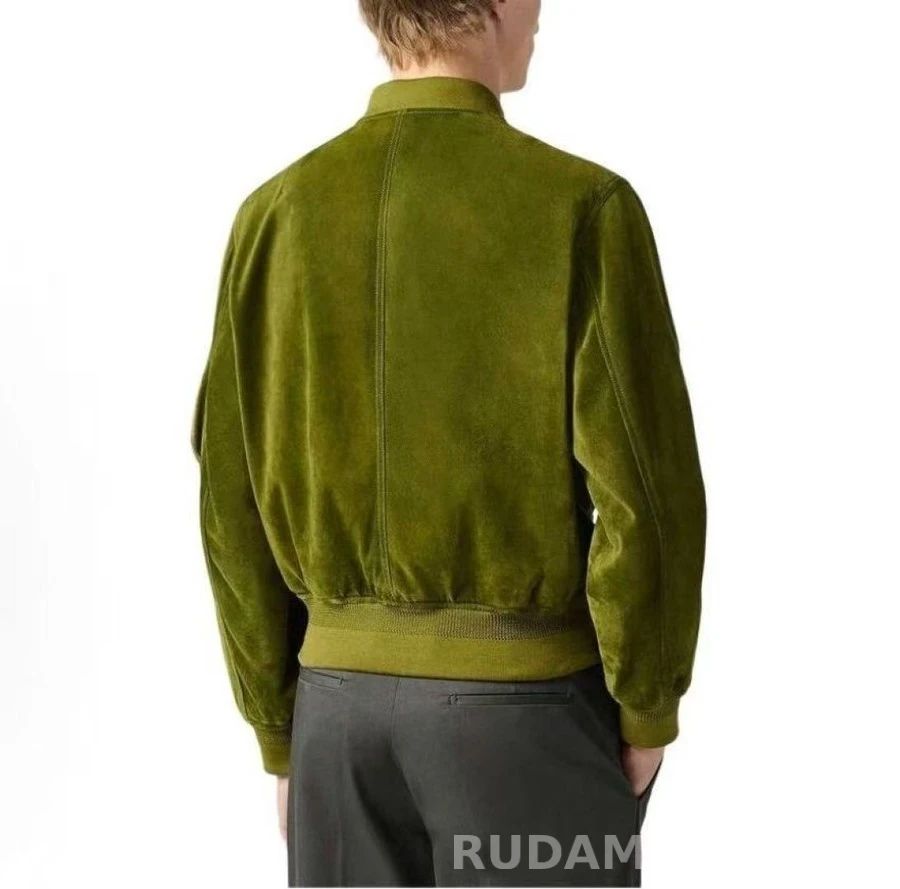 벨루티 벨루티 스웨이드 항공 점퍼 상세 이미지
