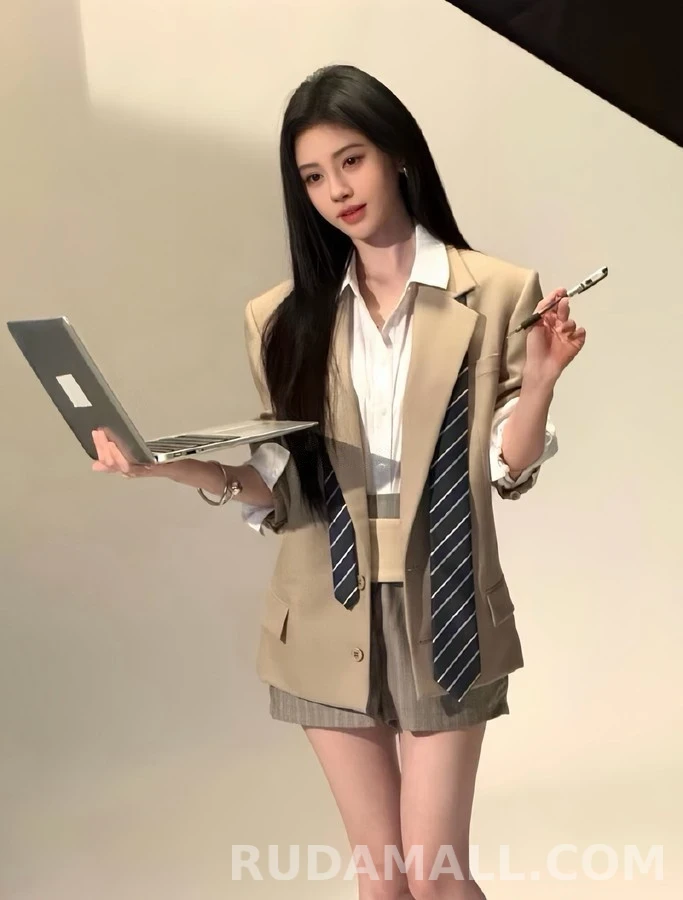 생로랑 세인트로랑 울 블레이저 상세 이미지
