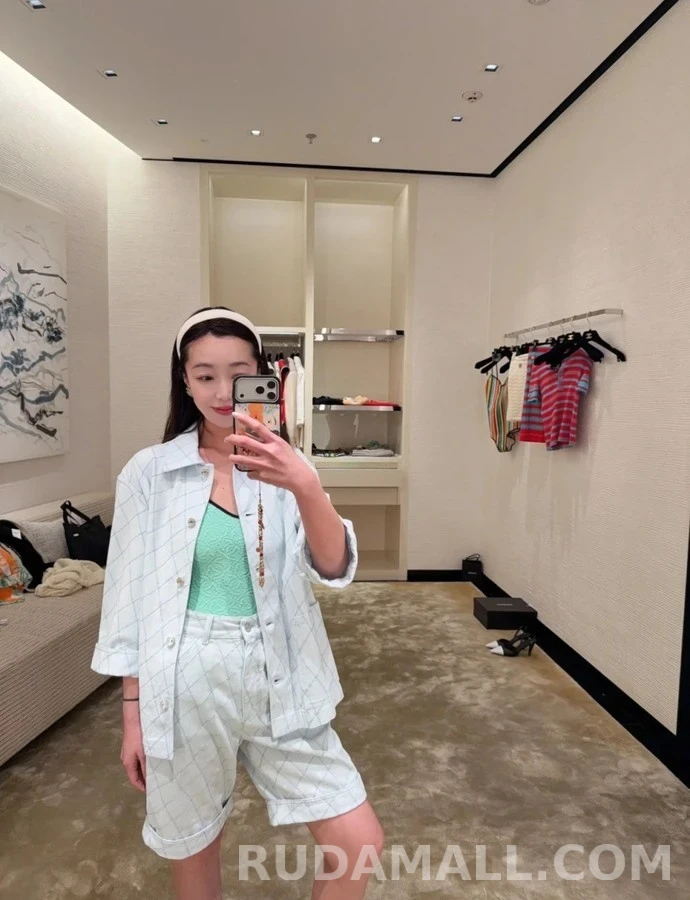 샤넬 샤넬 퀼팅 칠부 소매 자켓 상세 이미지