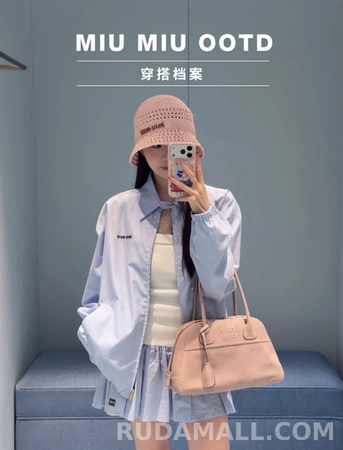 미우미우 미우미우 체크 카라 자켓 상세 이미지
