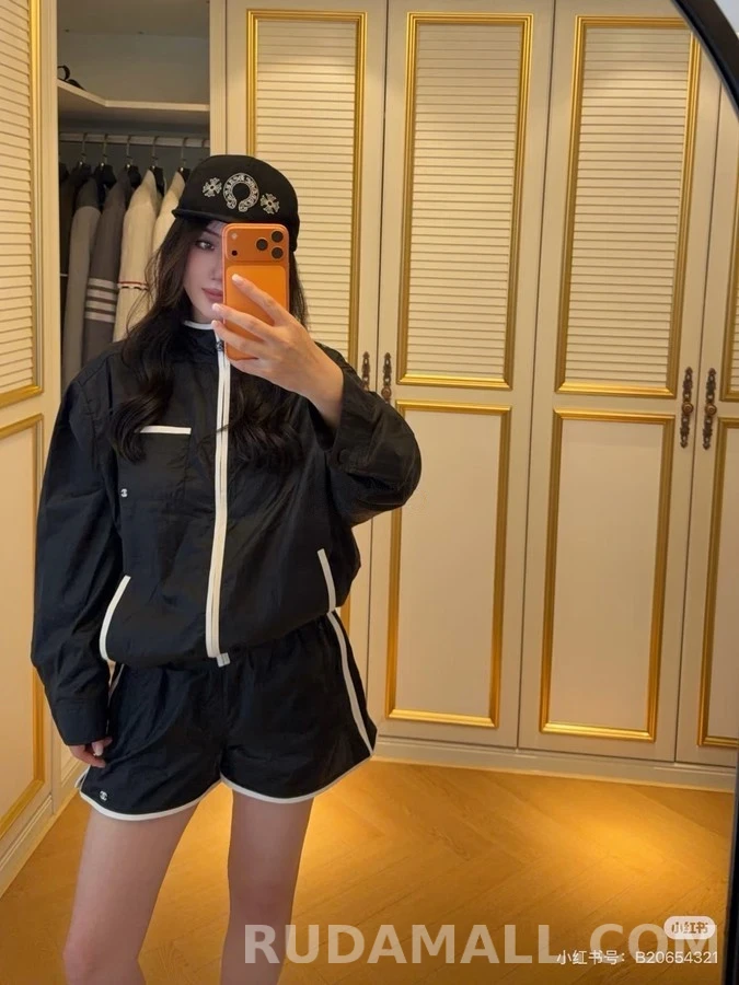 샤넬 샤넬 배색 스포츠 자켓 상세 이미지