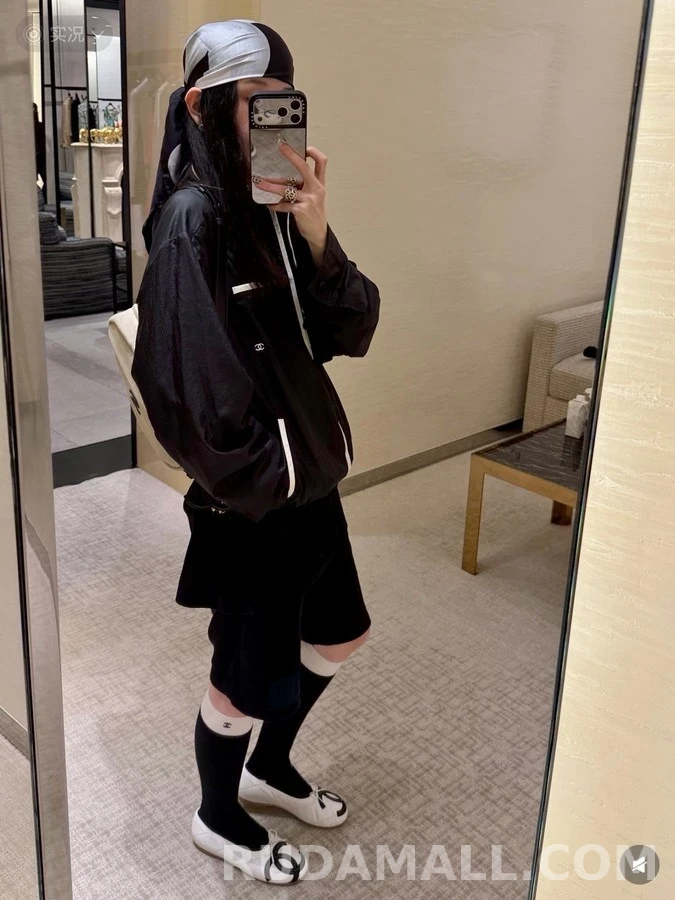 샤넬 샤넬 배색 스포츠 자켓 상세 이미지