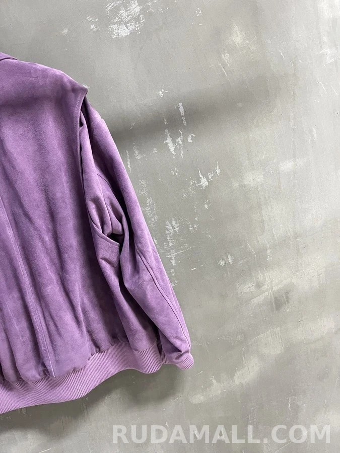 미우미우 미우미우 엠보 로고 레더 자켓 상세 이미지