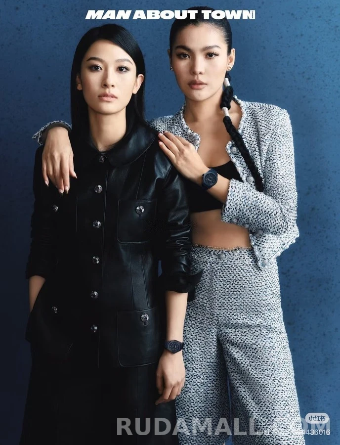 샤넬 샤넬 라운드 카라 레더 자켓 상세 이미지